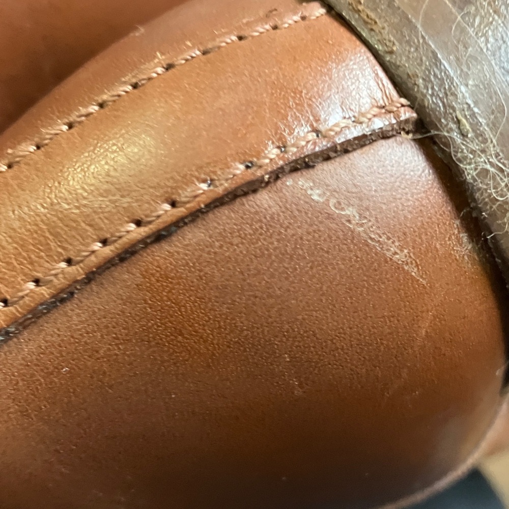 J. Crew Parker leather ankle boots in cognac size 6 - Picture 12 of 14